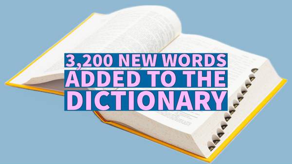 3,200 New Words Added To The Dictionary