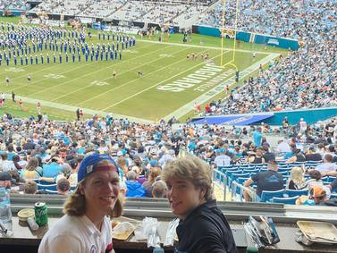 Morgan Ray honored at Jaguars home opener 9.15.24